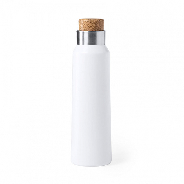 Бутылка для воды ANUKIN, белая, 770 мл, нержавеющая сталь с логотипом в Балашихе заказать по выгодной цене в кибермаркете AvroraStore