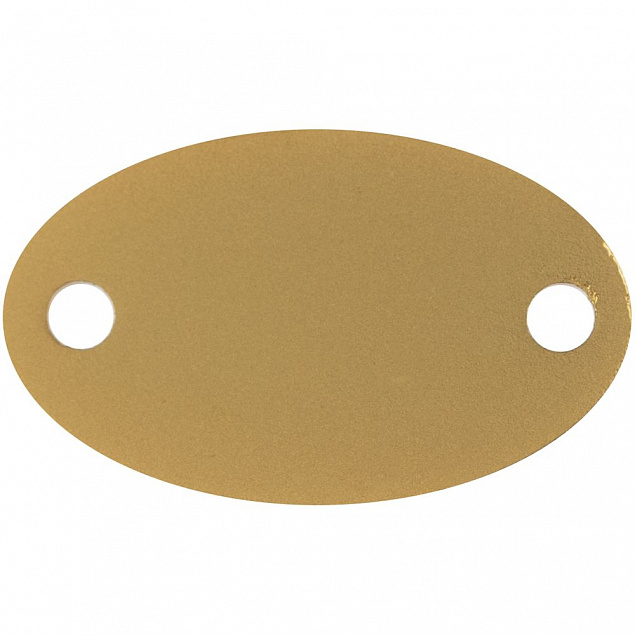 Шильдик металлический Alfa Oval, золотистый с логотипом в Балашихе заказать по выгодной цене в кибермаркете AvroraStore