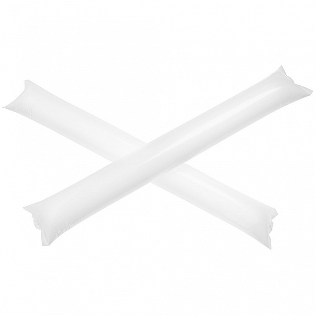 Палки-стучалки для болельщиков «Пошумим», белые с логотипом в Балашихе заказать по выгодной цене в кибермаркете AvroraStore