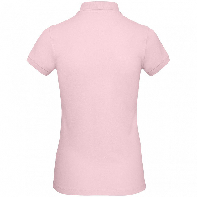 Рубашка поло женская Inspire, розовая с логотипом в Балашихе заказать по выгодной цене в кибермаркете AvroraStore