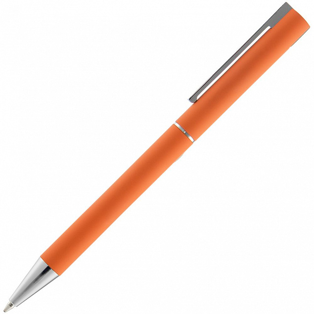 Ручка шариковая Blade Soft Touch, оранжевая с логотипом в Балашихе заказать по выгодной цене в кибермаркете AvroraStore
