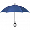 Зонт-трость Charme, синий с логотипом в Балашихе заказать по выгодной цене в кибермаркете AvroraStore