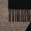 Палантин Charming, черный с бежевым с логотипом в Балашихе заказать по выгодной цене в кибермаркете AvroraStore