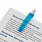 Ручка шариковая Bento, белая с голубым с логотипом в Балашихе заказать по выгодной цене в кибермаркете AvroraStore