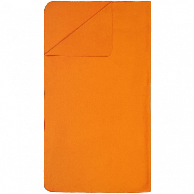 Дорожный плед Voyager, оранжевый с логотипом в Балашихе заказать по выгодной цене в кибермаркете AvroraStore