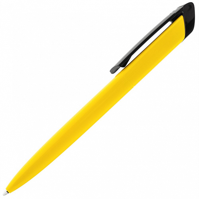 Ручка шариковая S Bella Extra, желтая с логотипом в Балашихе заказать по выгодной цене в кибермаркете AvroraStore
