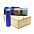Подарочный набор Айзек, синий с логотипом в Балашихе заказать по выгодной цене в кибермаркете AvroraStore