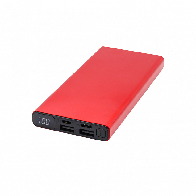 Внешний аккумулятор Höginn, 10000mAh, красный с логотипом в Балашихе заказать по выгодной цене в кибермаркете AvroraStore
