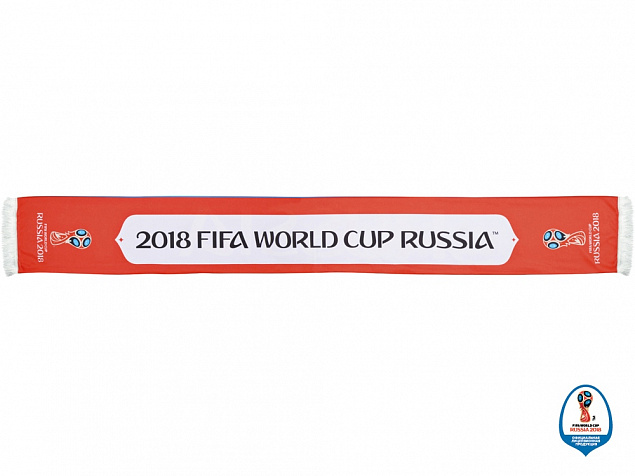 Шарф Россия трикотажный 2018 FIFA World Cup Russia™ с логотипом в Балашихе заказать по выгодной цене в кибермаркете AvroraStore