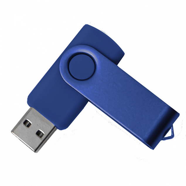 USB flash-карта DOT (16Гб), синий, 5,8х2х1,1см, пластик, металл с логотипом в Балашихе заказать по выгодной цене в кибермаркете AvroraStore