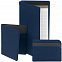 Чехол для карточек Dual, синий с логотипом в Балашихе заказать по выгодной цене в кибермаркете AvroraStore
