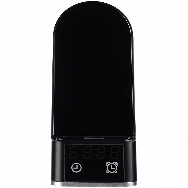 Зарядная станция c часами E-Store для смартфона, часов и наушников, черная с логотипом в Балашихе заказать по выгодной цене в кибермаркете AvroraStore