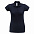 Рубашка поло женская Heavymill темно-синяя с логотипом в Балашихе заказать по выгодной цене в кибермаркете AvroraStore