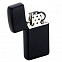 Зажигалка Zippo Slim Matt, матовая черная с логотипом в Балашихе заказать по выгодной цене в кибермаркете AvroraStore