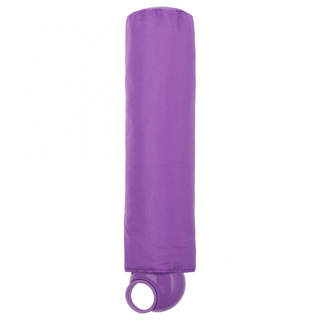 Зонт складной Floyd с кольцом, фиолетовый с логотипом в Балашихе заказать по выгодной цене в кибермаркете AvroraStore