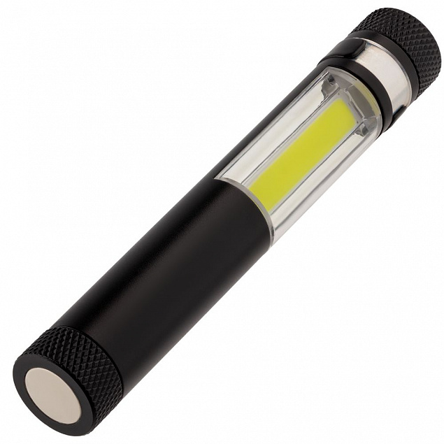 Фонарик-факел LightStream, малый, черный с логотипом в Балашихе заказать по выгодной цене в кибермаркете AvroraStore