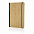 Блокнот Scribe с обложкой из бамбука, А5, 80 г/м² с логотипом в Балашихе заказать по выгодной цене в кибермаркете AvroraStore