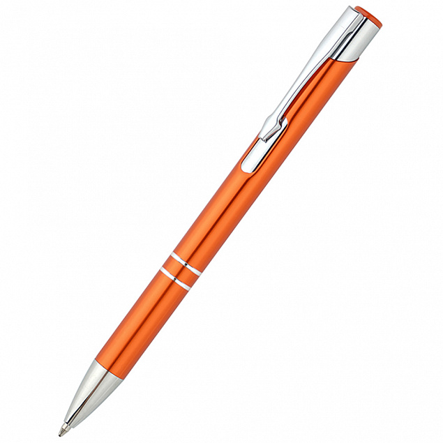 Ручка металлическая Holly - Оранжевый OO с логотипом в Балашихе заказать по выгодной цене в кибермаркете AvroraStore