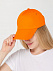 Бейсболка Convention, оранжевая с логотипом в Балашихе заказать по выгодной цене в кибермаркете AvroraStore