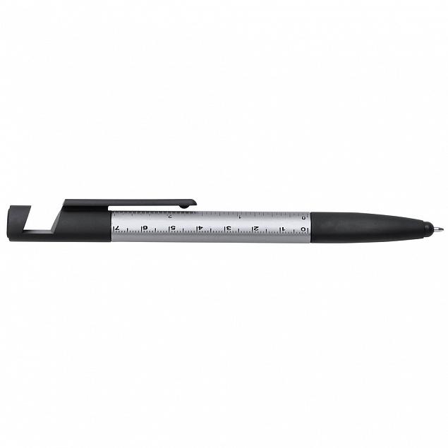 Мультитул в виде шариковой ручки, серый   с логотипом в Балашихе заказать по выгодной цене в кибермаркете AvroraStore