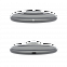 Беспроводное зарядное устройство Atomic с LED подсветкой (серый) с логотипом в Балашихе заказать по выгодной цене в кибермаркете AvroraStore