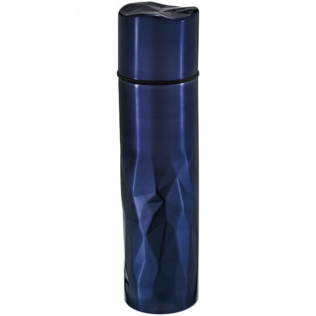 Набор Gems: зонт и термос, синий с логотипом в Балашихе заказать по выгодной цене в кибермаркете AvroraStore