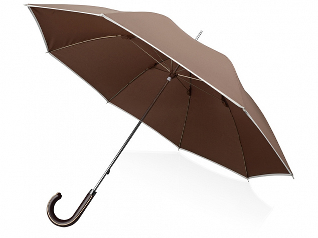 Зонт-трость «Ривер» с логотипом в Балашихе заказать по выгодной цене в кибермаркете AvroraStore