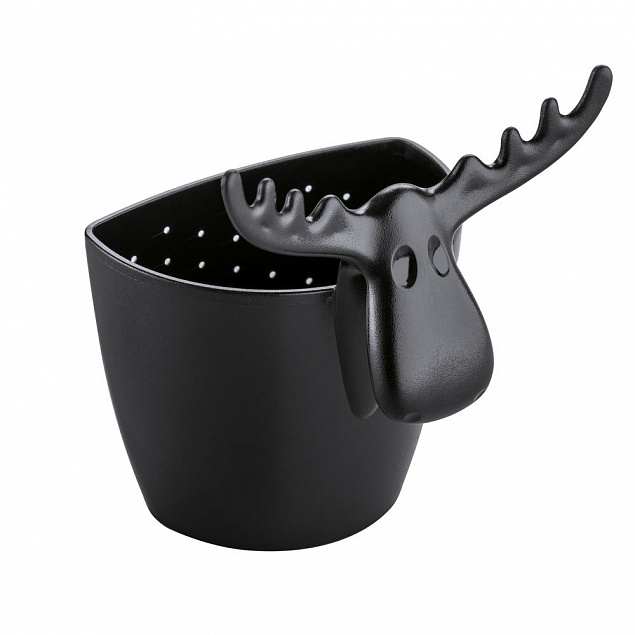 Емкость для заваривания Rudolf, черная с логотипом в Балашихе заказать по выгодной цене в кибермаркете AvroraStore