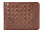 Бумажник Mano Don Luca, натуральная кожа в коньячном цвете, 11 х 8,5 см с логотипом в Балашихе заказать по выгодной цене в кибермаркете AvroraStore