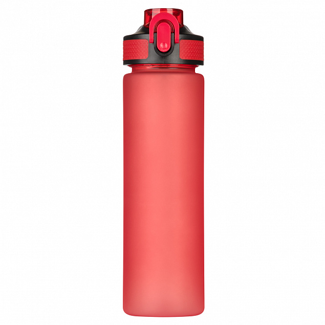 Спортивная бутылка для воды, Flip, 700 ml, красная с логотипом в Балашихе заказать по выгодной цене в кибермаркете AvroraStore