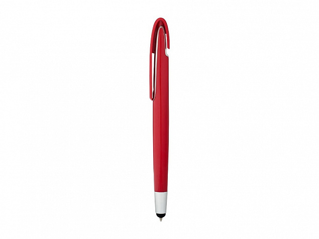 Ручка-стилус шариковая Rio, красный с логотипом в Балашихе заказать по выгодной цене в кибермаркете AvroraStore
