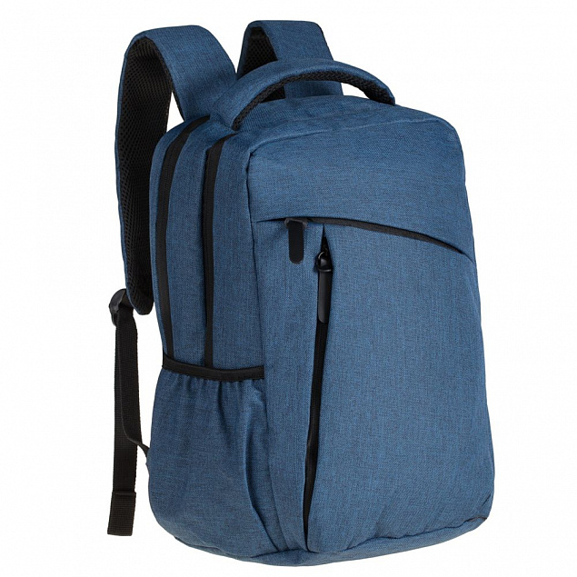 Рюкзак для ноутбука Burst, синий с логотипом в Балашихе заказать по выгодной цене в кибермаркете AvroraStore