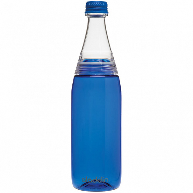 Бутылка для воды Fresco, голубая с логотипом в Балашихе заказать по выгодной цене в кибермаркете AvroraStore