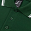 Рубашка поло мужская с контрастной отделкой PRACTICE 270, зеленый/белый с логотипом в Балашихе заказать по выгодной цене в кибермаркете AvroraStore