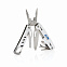 Мультитул с карабином, серебряный с логотипом в Балашихе заказать по выгодной цене в кибермаркете AvroraStore