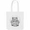 Холщовая сумка Bear, молочно-белая с логотипом в Балашихе заказать по выгодной цене в кибермаркете AvroraStore
