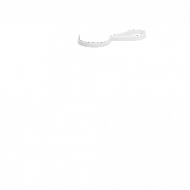 Кольцо-держатель силиконовое для термобутылки Olivia, белый с логотипом в Балашихе заказать по выгодной цене в кибермаркете AvroraStore