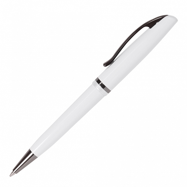 Шариковая ручка ART, белая с логотипом в Балашихе заказать по выгодной цене в кибермаркете AvroraStore