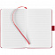 Блокнот Freenote, в линейку, темно-красный с логотипом в Балашихе заказать по выгодной цене в кибермаркете AvroraStore