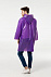 Дождевик-плащ CloudTime, фиолетовый с логотипом в Балашихе заказать по выгодной цене в кибермаркете AvroraStore