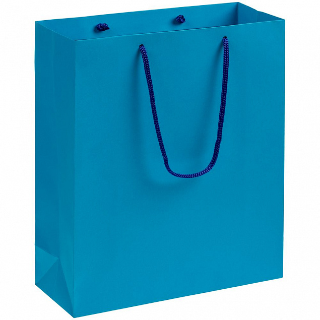 Пакет Wide, Голубой с логотипом в Балашихе заказать по выгодной цене в кибермаркете AvroraStore