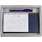 Коробка Ridge для ежедневника, календаря и ручки, серебристая с логотипом в Балашихе заказать по выгодной цене в кибермаркете AvroraStore