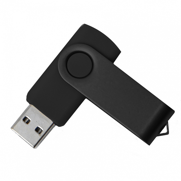 USB flash-карта DOT (16Гб), черный, 5,8х2х1,1см, пластик, металл с логотипом в Балашихе заказать по выгодной цене в кибермаркете AvroraStore