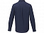Pollux Мужская рубашка с длинными рукавами, темно-синий с логотипом в Балашихе заказать по выгодной цене в кибермаркете AvroraStore