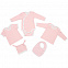 Футболка детская с коротким рукавом Baby Prime, розовая с молочно-белым с логотипом в Балашихе заказать по выгодной цене в кибермаркете AvroraStore
