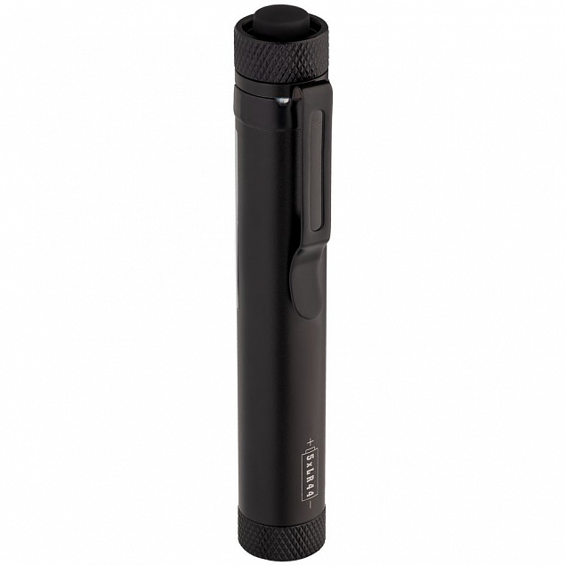 Фонарик-факел LightStream, малый, черный с логотипом в Балашихе заказать по выгодной цене в кибермаркете AvroraStore
