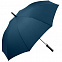 Зонт-трость Lanzer, темно-синий с логотипом в Балашихе заказать по выгодной цене в кибермаркете AvroraStore