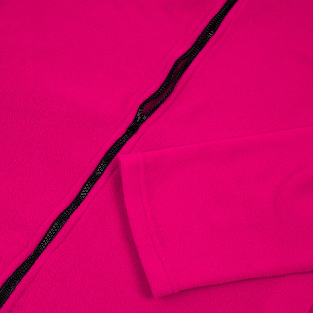 Куртка флисовая унисекс Manakin, фуксия с логотипом в Балашихе заказать по выгодной цене в кибермаркете AvroraStore