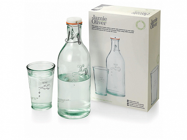 Набор графин и стакан для воды с логотипом в Балашихе заказать по выгодной цене в кибермаркете AvroraStore