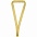 Лента для медали с пряжкой Ribbon, серебристая с логотипом в Балашихе заказать по выгодной цене в кибермаркете AvroraStore